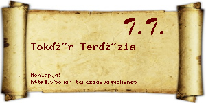 Tokár Terézia névjegykártya